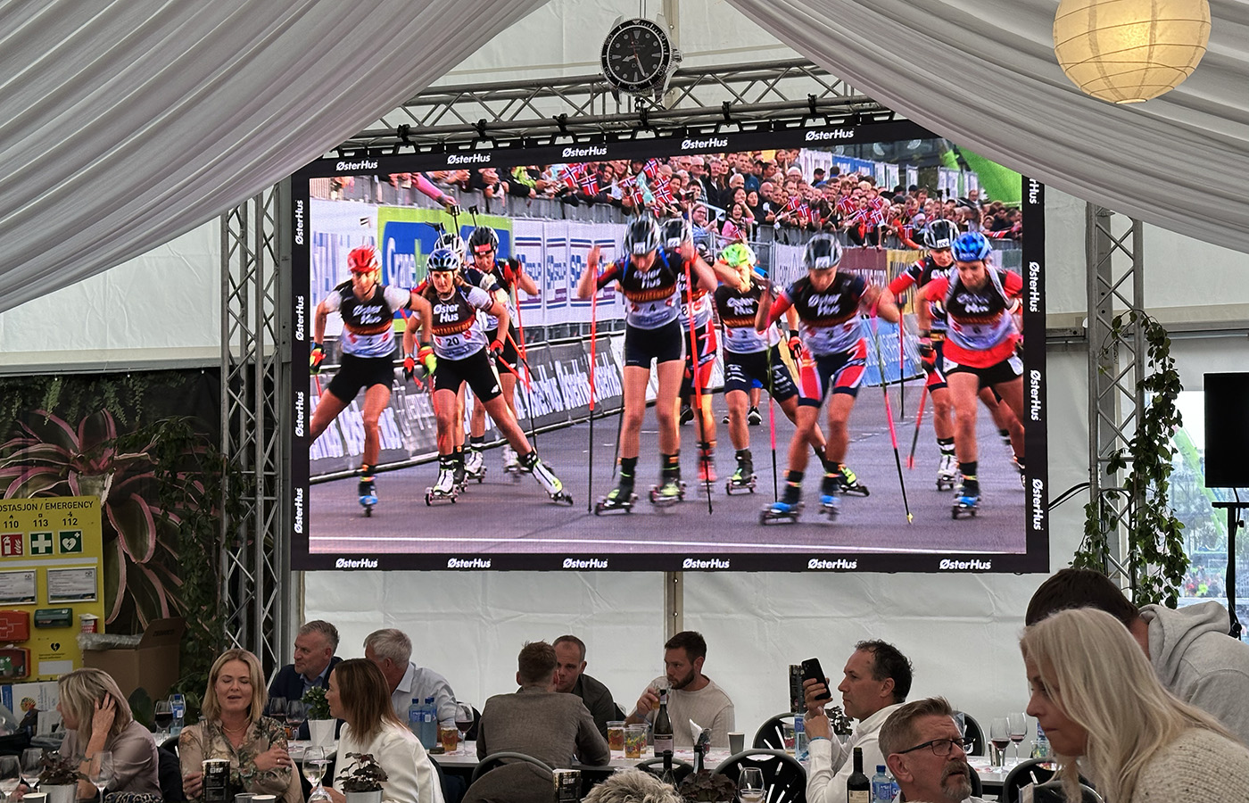 LED-storskjerm på event