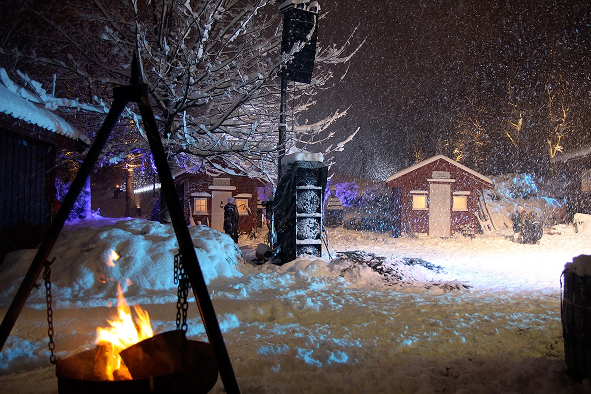 Eventproduksjon med scenelys